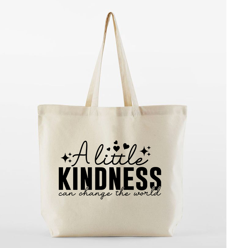 Beige Premium Inspirational Quote Tote Bag – Customisable image 12