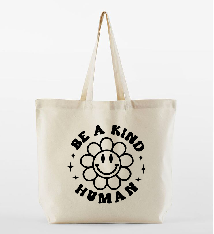 Beige Premium Inspirational Quote Tote Bag – Customisable image 13