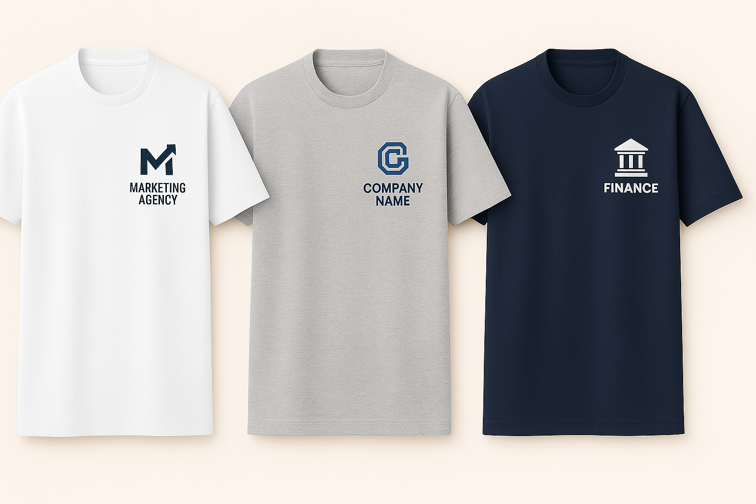 Corporate T-Shirts (Print or Embroidery)
