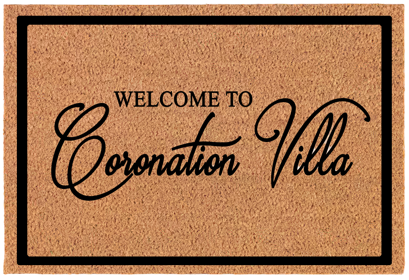 Design Your Own - Brown Coir Door Mat