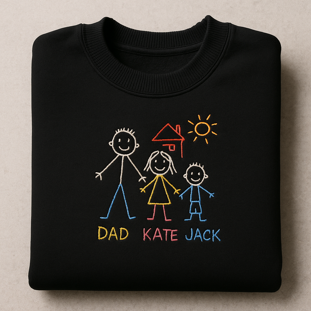 Personalised Kids Drawing Jumper